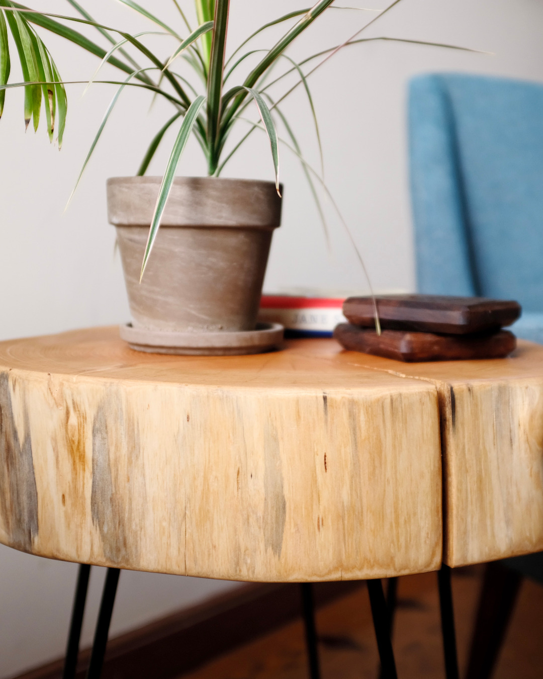 Custom WFH desk by John Wayne Hill at DeathGhost Studios in San Francisco, CA